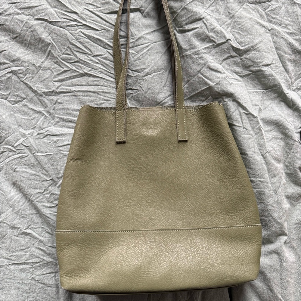 Elegant Olive Green Tote Bag
